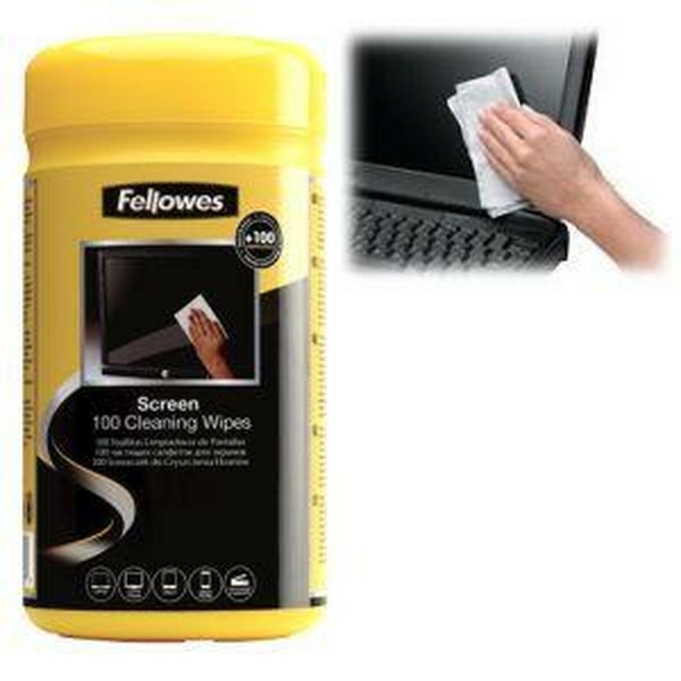 Fellowes Puhastuslapp 9970330 Jaotur Ekraan 100 tk, osad