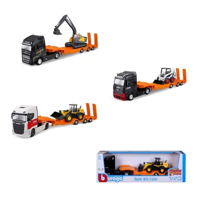 BBURAGO 1:43 Veoautode ehitus Volvo asort., 18-32310