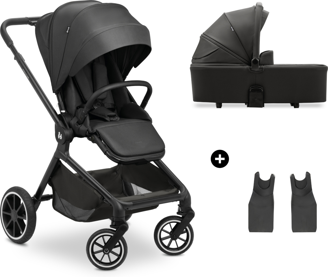 Haucki kärukomplekt Move N Care, must