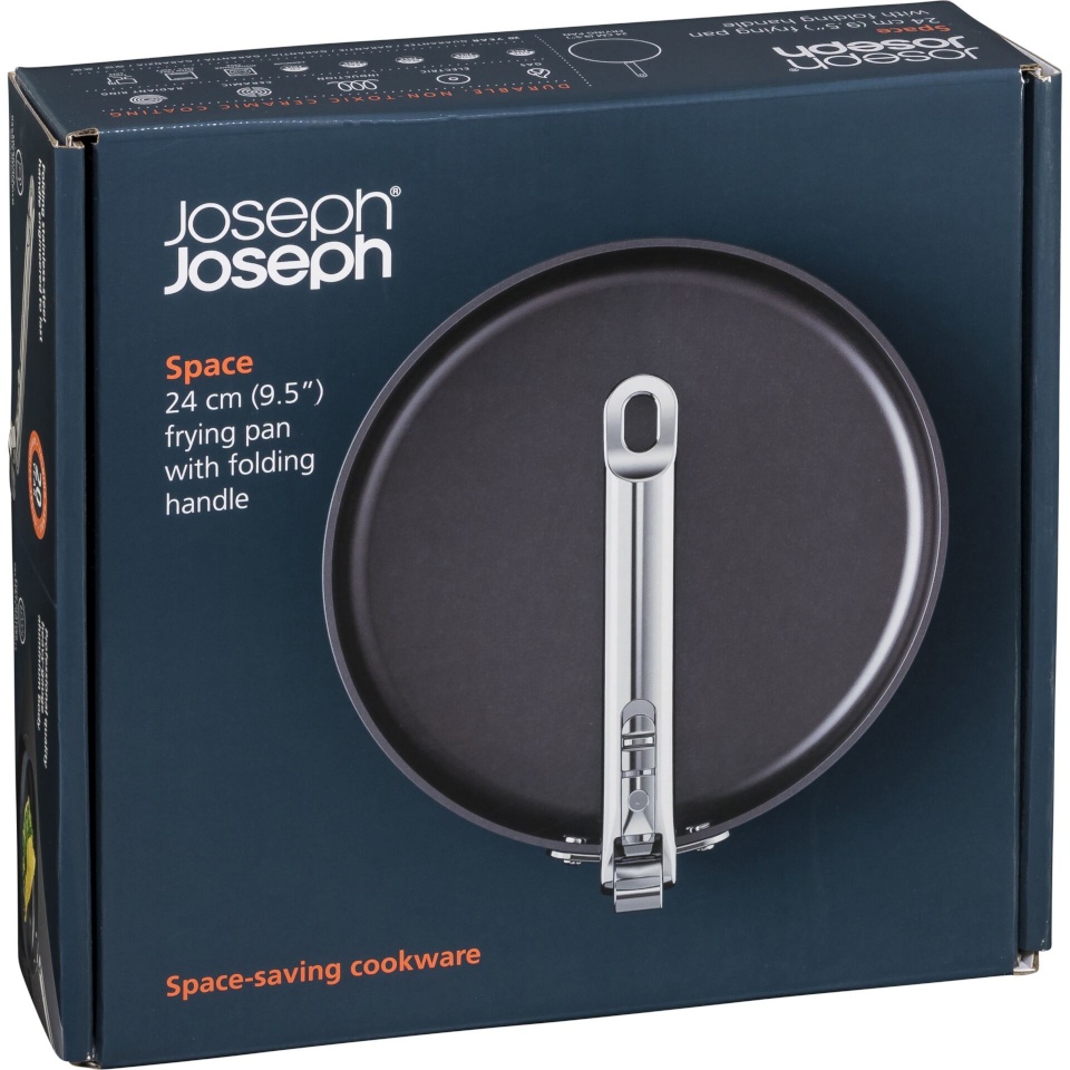 Joseph Joseph Space Fold.Handle Ceramic NS 24cm sinine Frying Pan