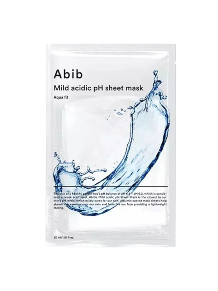 Abib näomask Mild Acidic pH Sheet Mask Aqua Fit 30ml, unisex