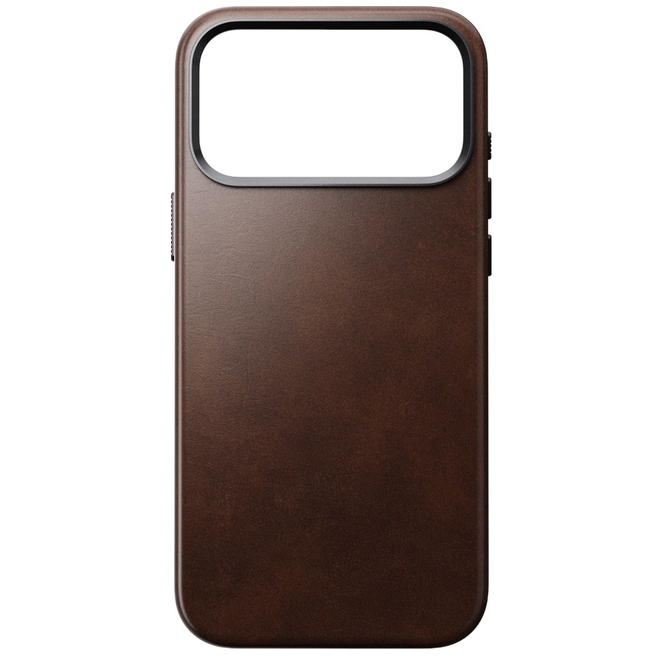 Nomad kaitsekest Traditional Leather Case iPhone 17 Pro Max Rustic pruun H