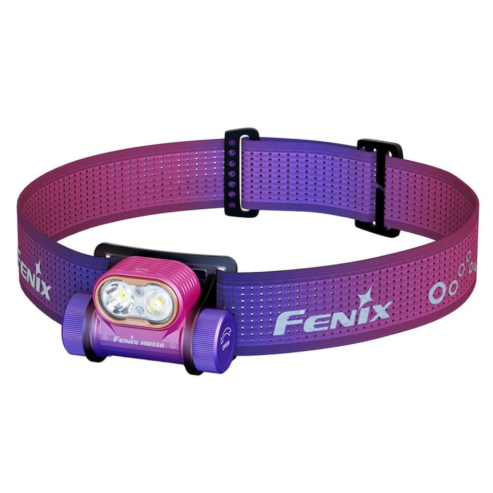 Fenix pealamp HM55R Headlamp, 1200 lm, lilla/roosa