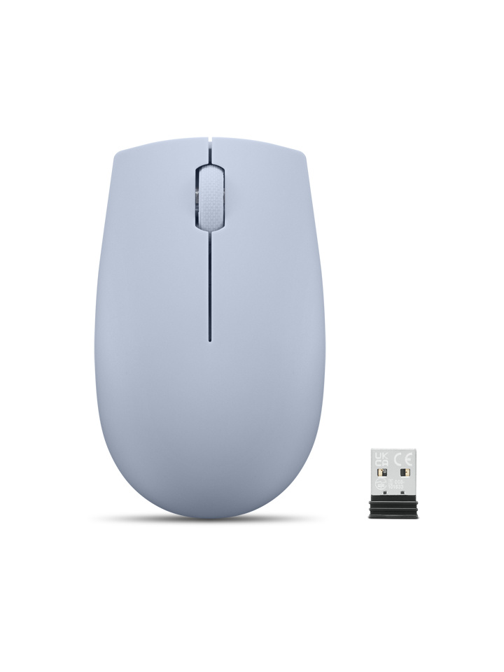 Lenovo hiir Compact Mouse with battery 300 Frost sinine Wireless
