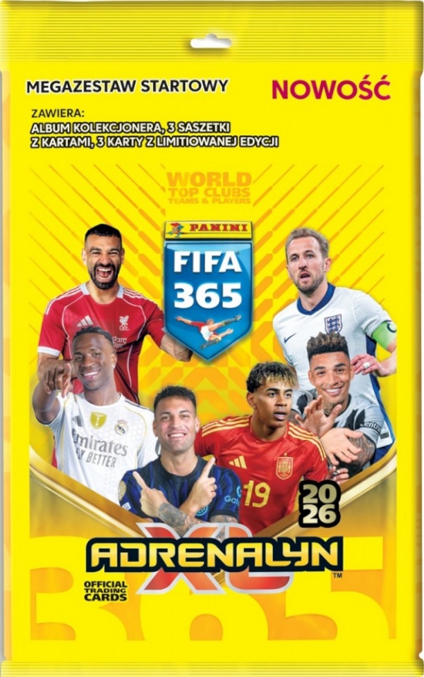 Panini Kolekcja Cards FIFA 2026 Mega starter set