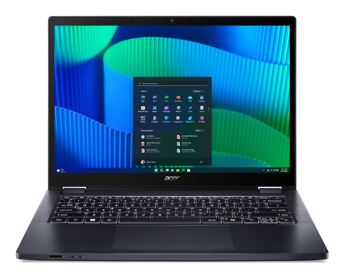 Acer sülearvuti TravelMate P4 Spin 14" U7-155U 16GB RAM, 512GB SSD, WUXGA , Win 11 Pro