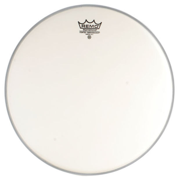 Remo trumminahk Ambassador 14", valge, tugev