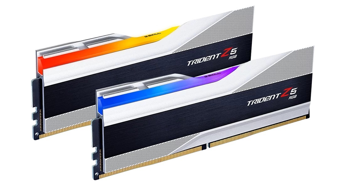 G.Skill mälu Trident Z5 RGB 48GB (2x24GB) DDR5 7200MHz PC/server, valge