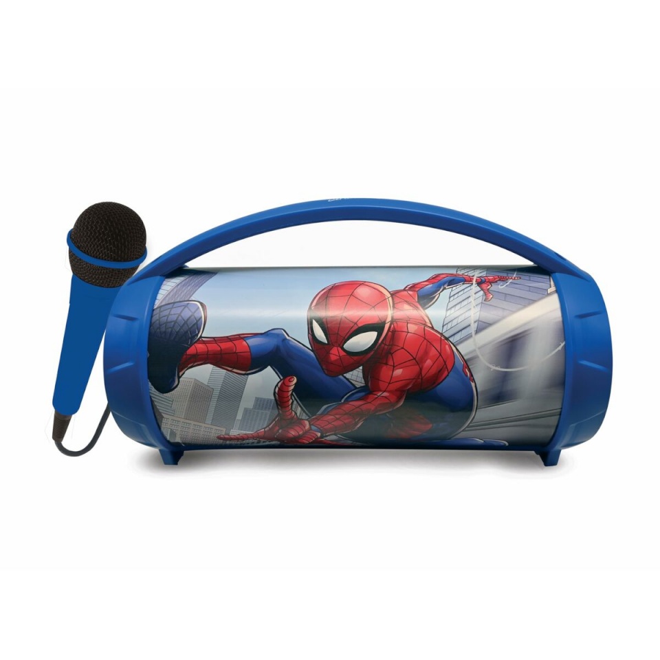 Lexibook Karaokemikrofoniga Bluetooth Kõlar Spider-Man