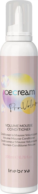Inebrya palsam Ice Cream Pro-Volume Mousse Conditioner 200ml, unisex