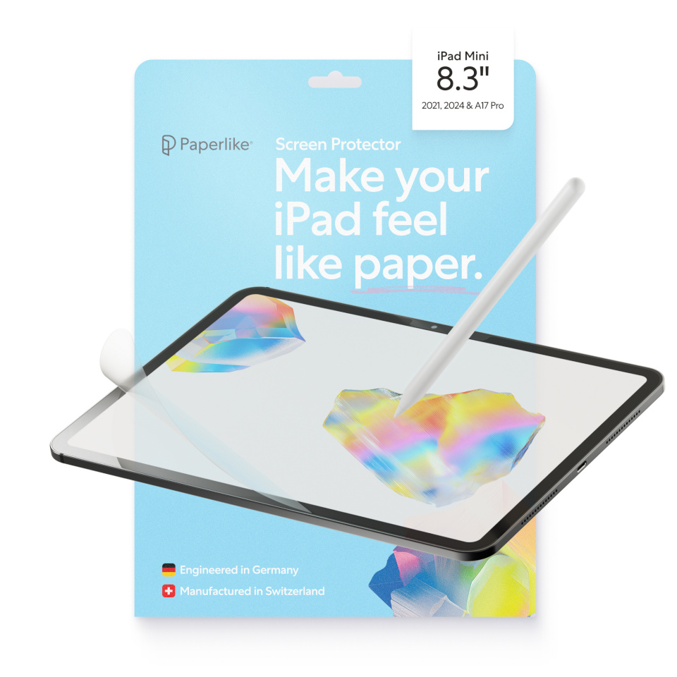 Paberilaadne kaitseklaas 3 ekraanikaitse, Apple iPad Mini, 2 tk.