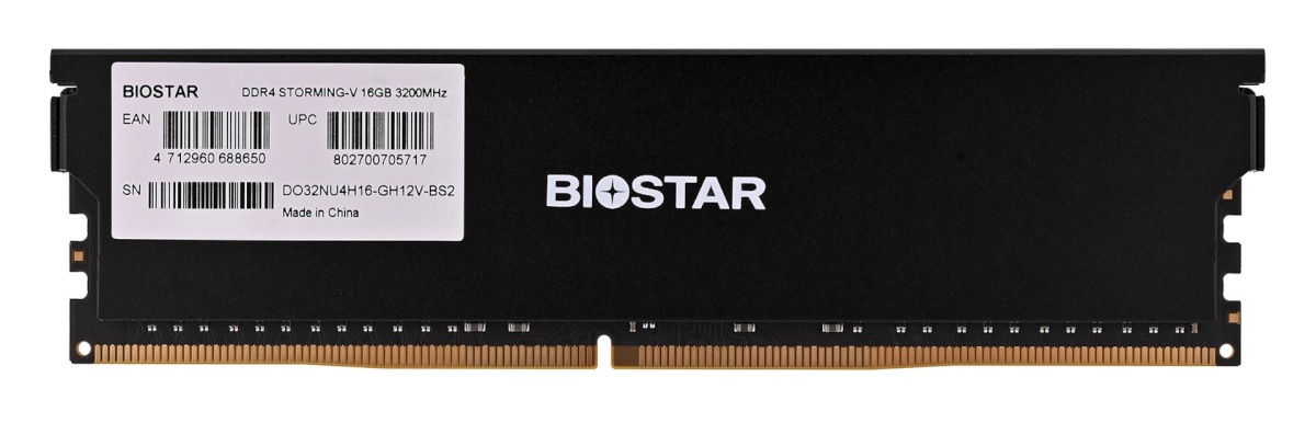 Biostar mälu DDR4 16GB 3200MHz Heatsink Storming