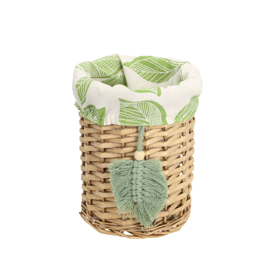 H4Y korv Willi Miro, 15x18cm, pruun/roheline