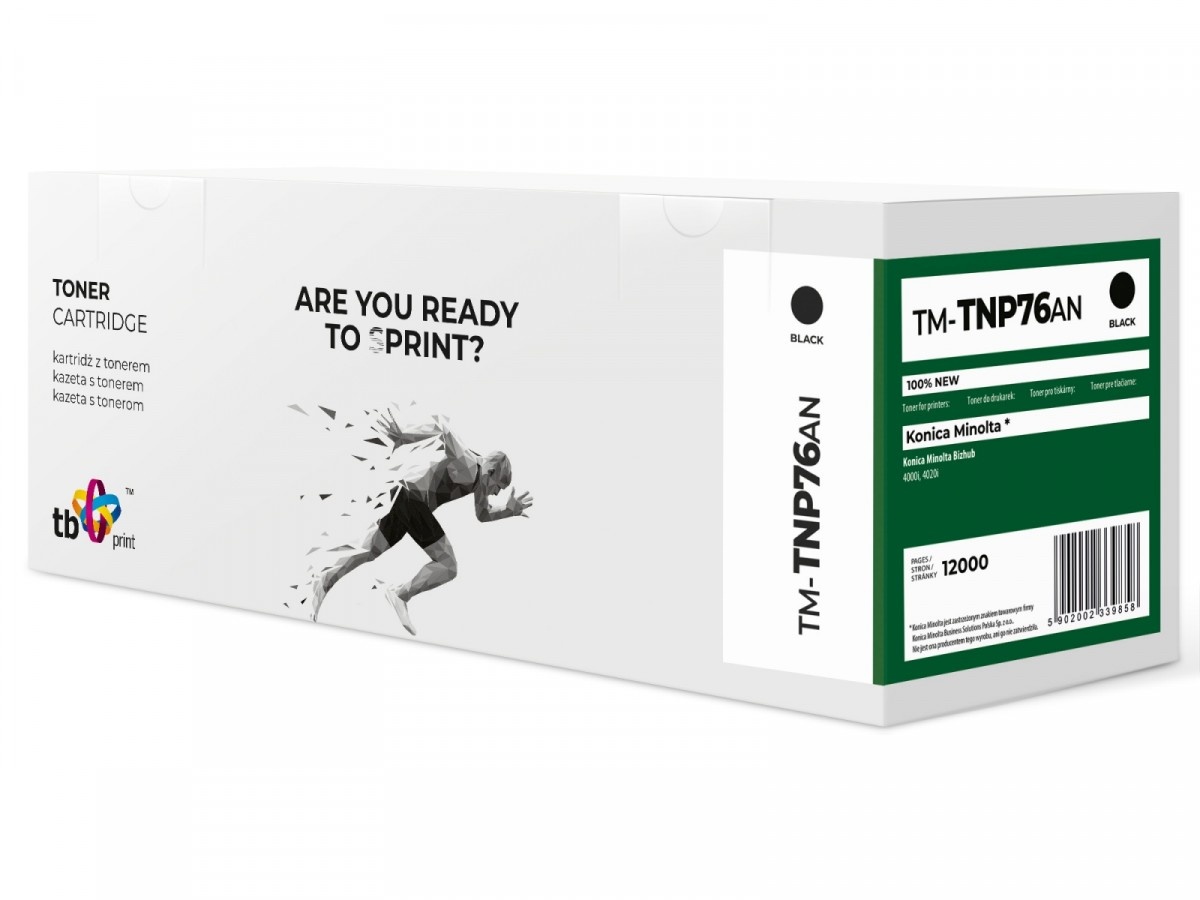 TB Print tooner for Minolta TNP76 TM-TNP76AN BK 100% new
