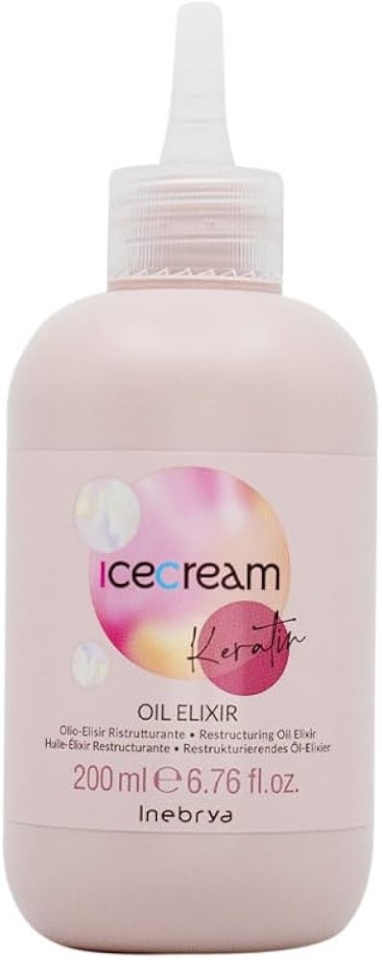 Inebrya palsam Ice Cream Keratin Oil Elixir 200ml, unisex