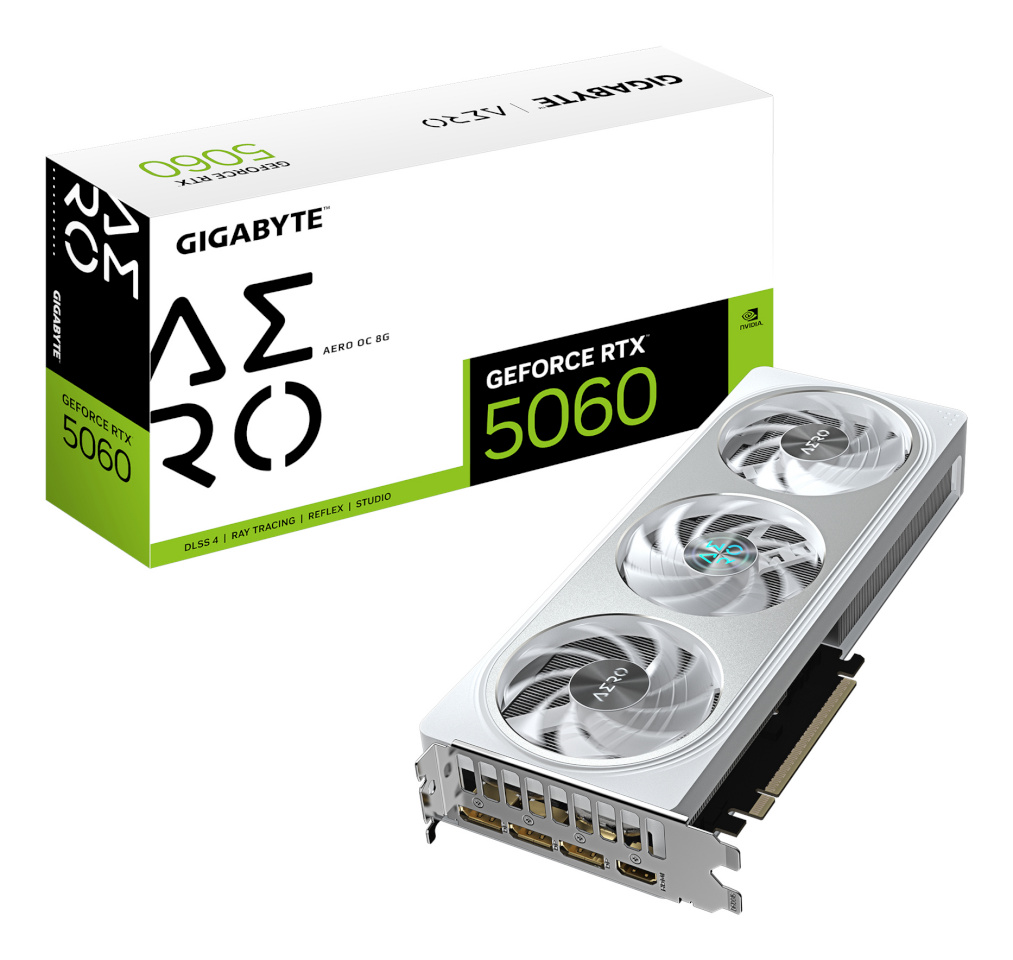 Gigabyte videokaart Rtx5060 8gb GDDR7/gv-n5060aero Oc-8gd