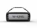 W-king kaasaskantav kõlar D8 Wireless Bluetooth Speaker – must and hõbedane