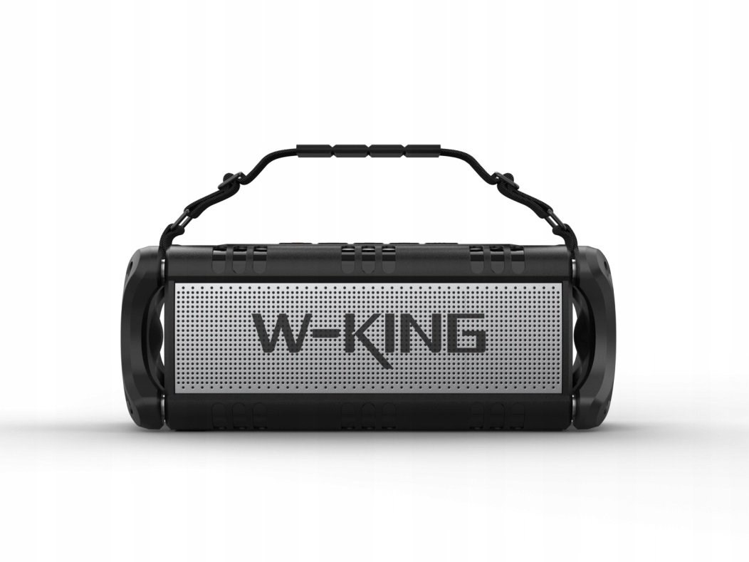 W-king kaasaskantav kõlar D8 Wireless Bluetooth Speaker – must and hõbedane
