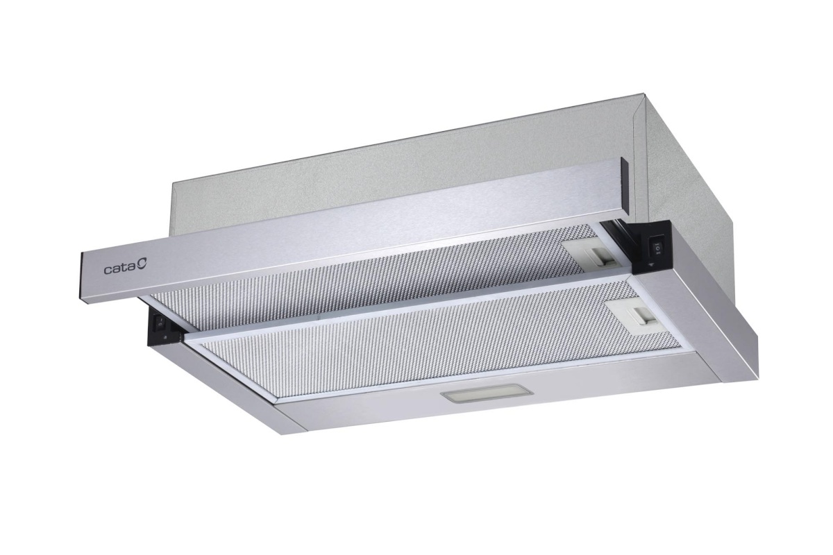 CATA õhupuhasti Hood TFB-5160 X, Telescopic, Width 59.5 cm, 300 m³/h, Mechanical, CSLED, Stainless steel