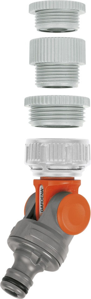 Gardena kraaniliitmik OGS Angle Tap Connector, 1/2" - 1", hall