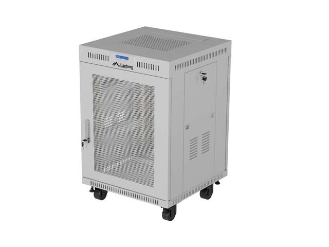 Lanberg serverikapp 19-" 15U floor-standing Rack Cabinet, 600x800, perforated Door, LCD (flat-pack), hall