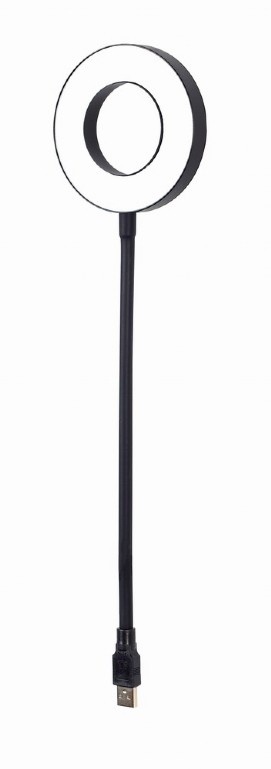 Gembird ringvalgusti NL-LEDRING-01 USB LED Ring Light, must