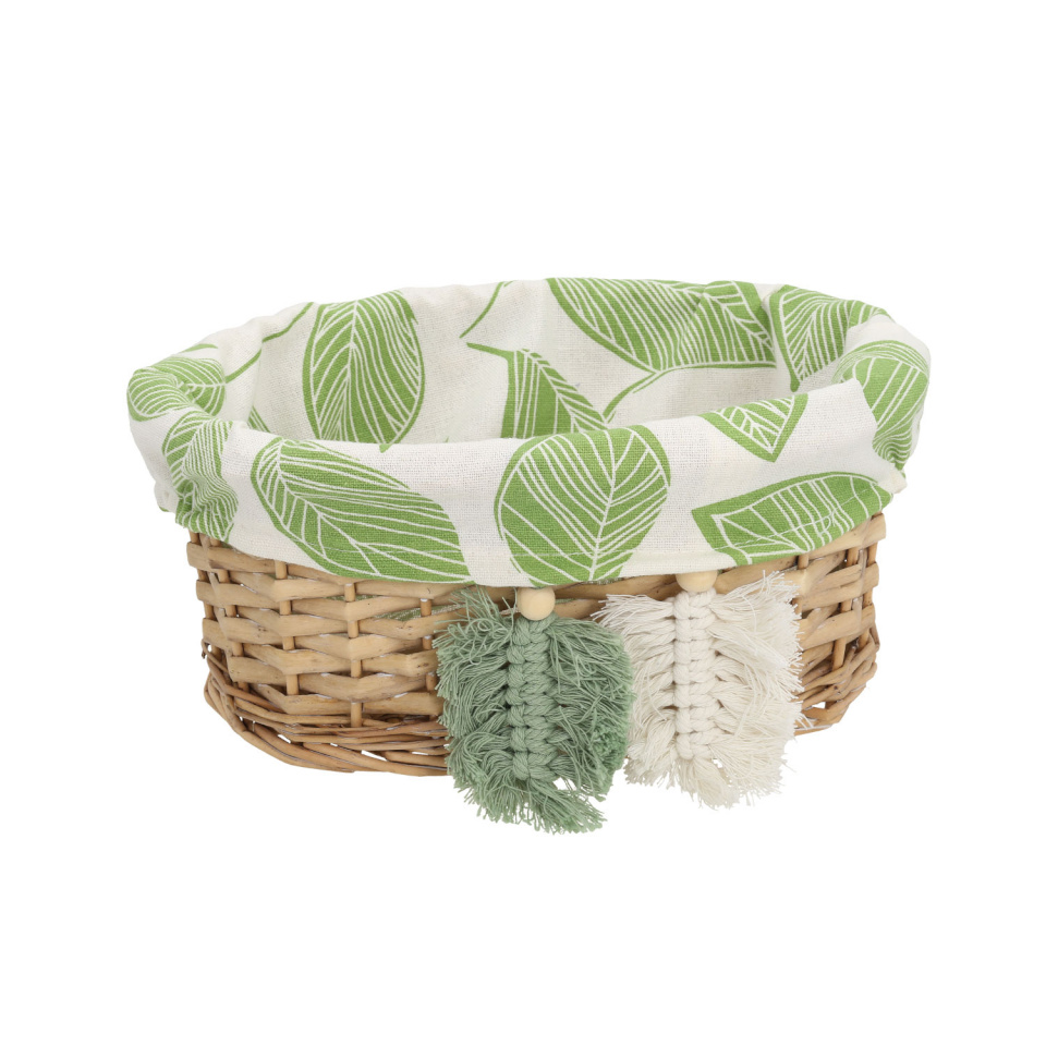 H4Y korv Willi Miro, 18x16x11cm, pruun/roheline