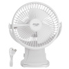 Adler ventilaator AD 7342 Rechargeable Clip-on Desk Fan, valge