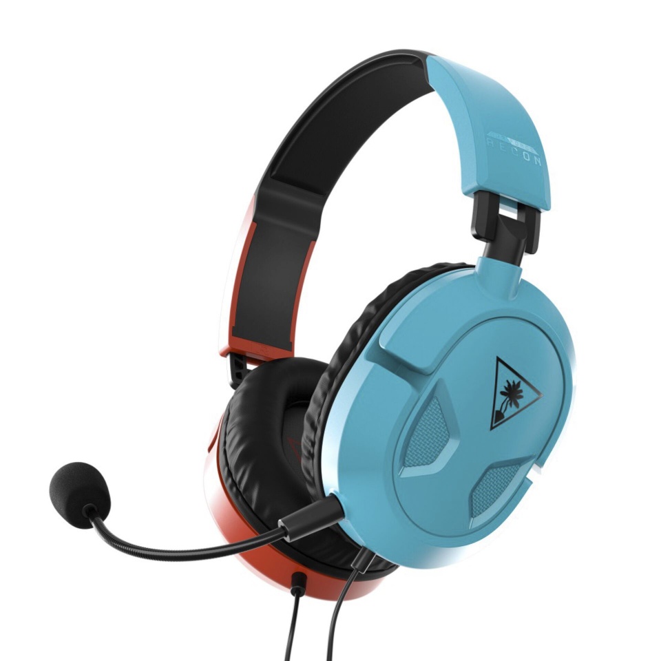 Turtle Beach kõrvaklapid + mikrofon Recon 50, punane/sinine
