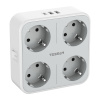 Tessan seinapistik Wall Socket TS-302-DE-C 4-ne