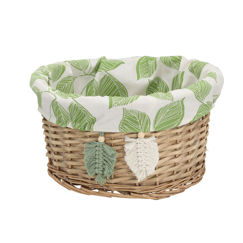 H4Y korv Willi Miro, 36x18cm, pruun/roheline