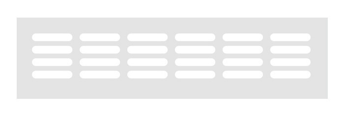 Temptech veinikülmik VENT300W ventilatsioonivõre, 30 cm, valge