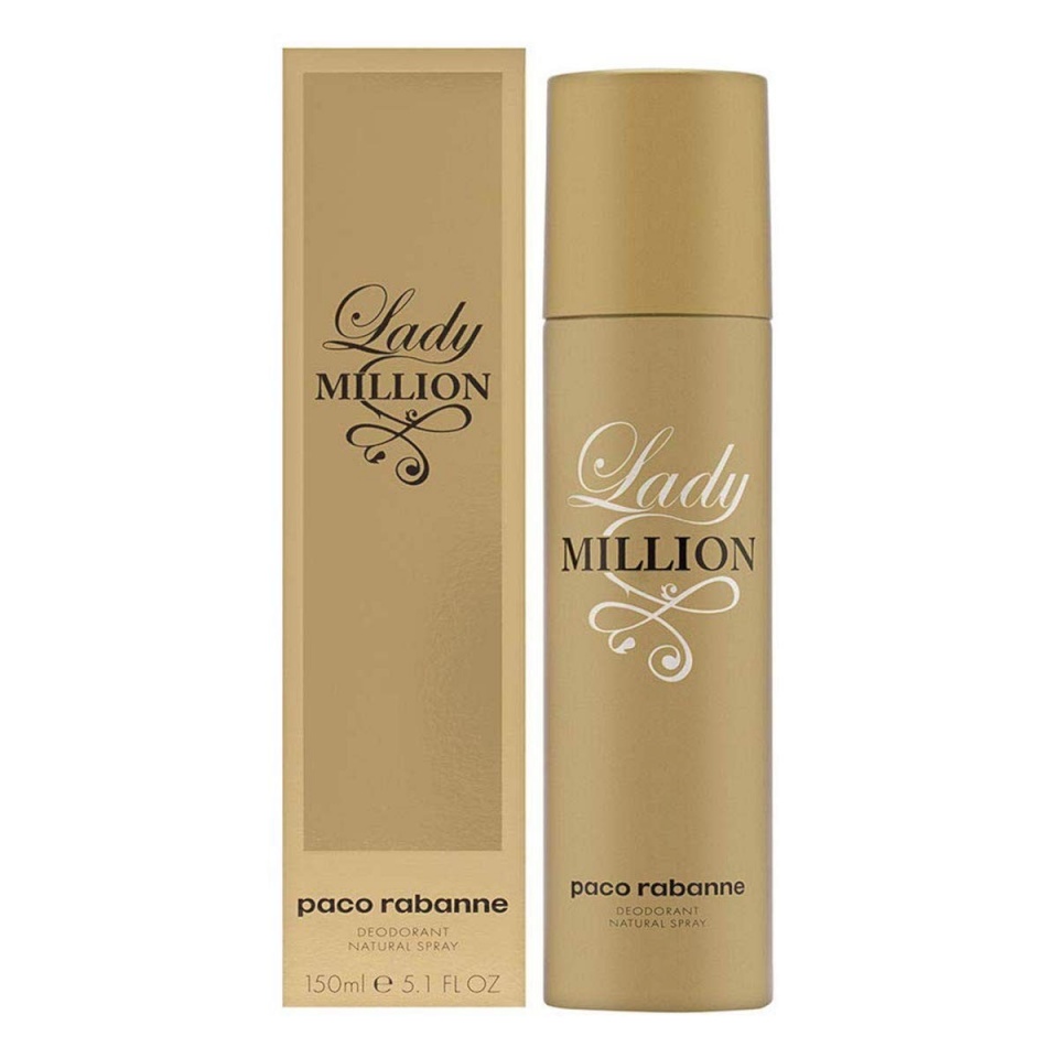 Paco Rabanne deodorant Lady Million 150ml, naistele