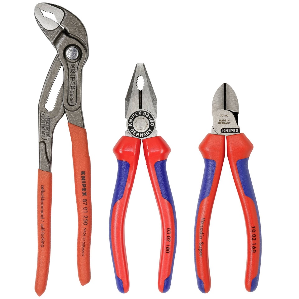Knipex tangide komplekt Bestseller Set 3-osaline