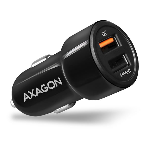 AXAGON Dual autolaadija, 31.5W | PWC-QC5