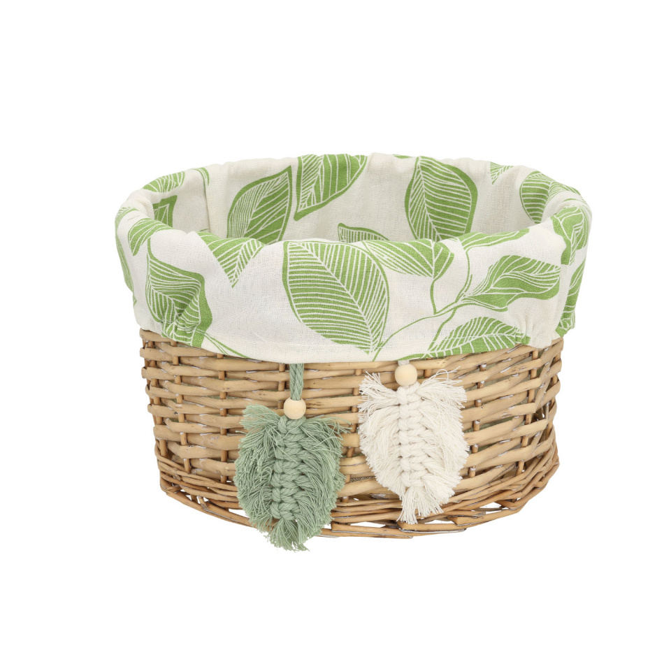 H4Y korv Willi Miro, 28x16cm, pruun/roheline