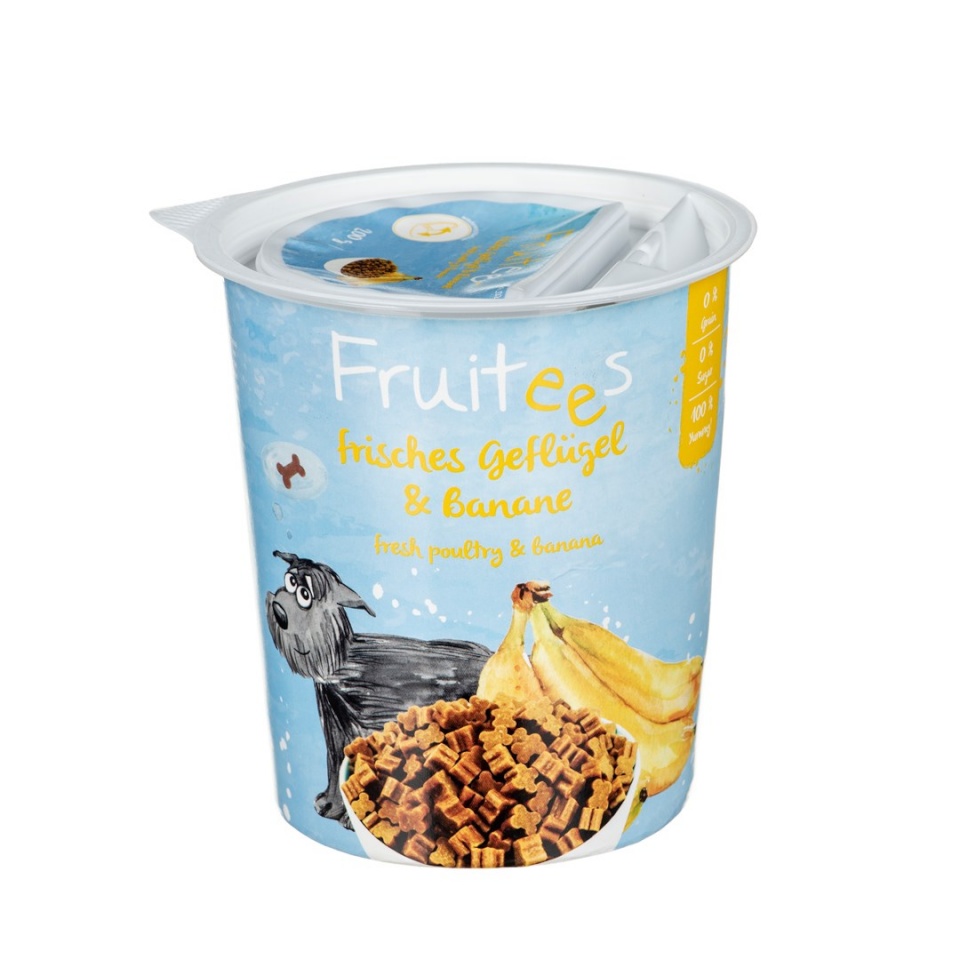 Fruitees maius koerale 603500200 Fresh Poultry and Banana, 200g