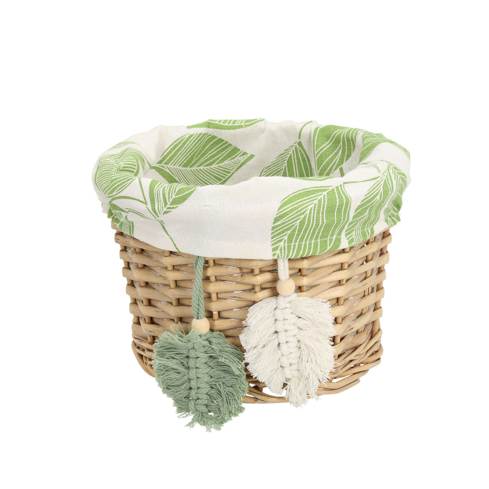 H4Y korv Willi Miro, 21x14cm, pruun/roheline