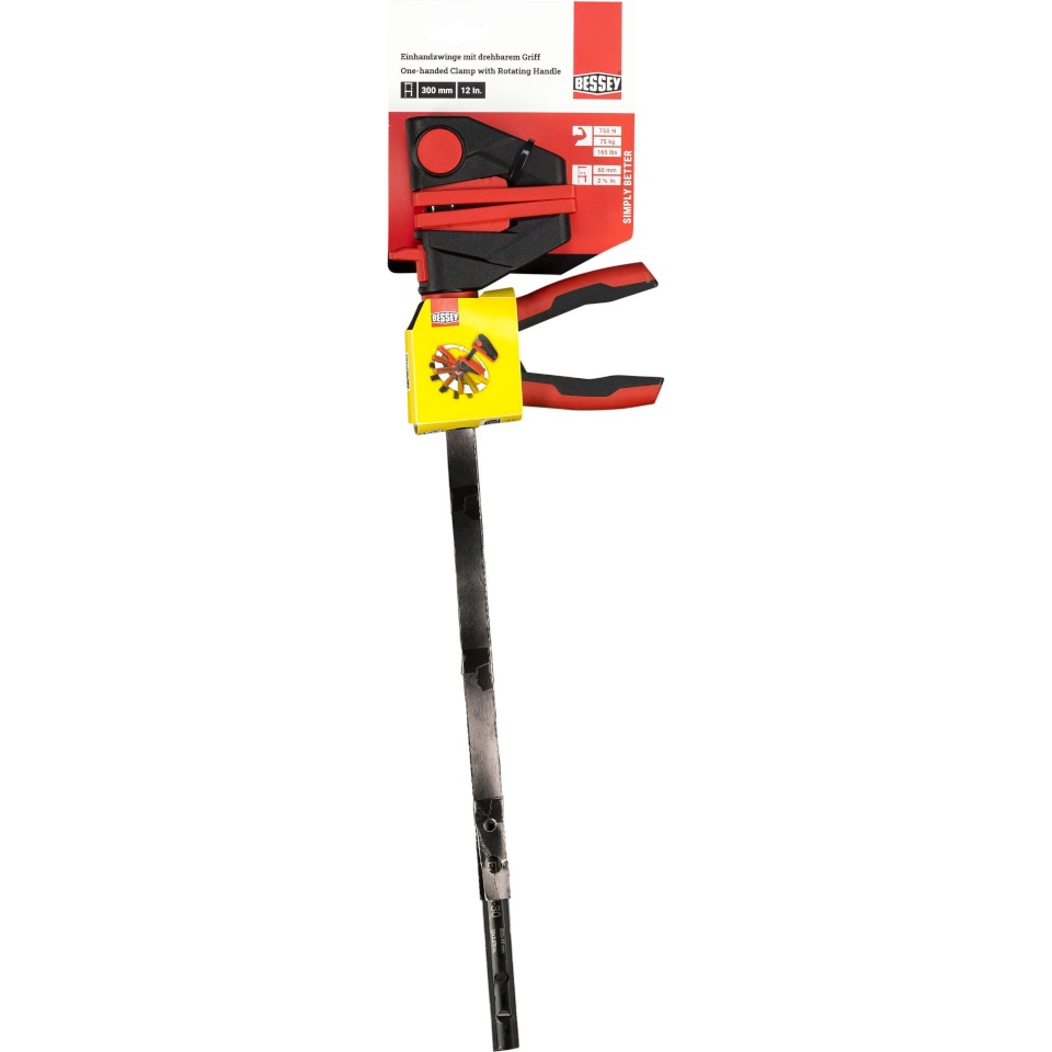 Bessey pitskruvi Einhandzwinge mit dreh- barem Griff M