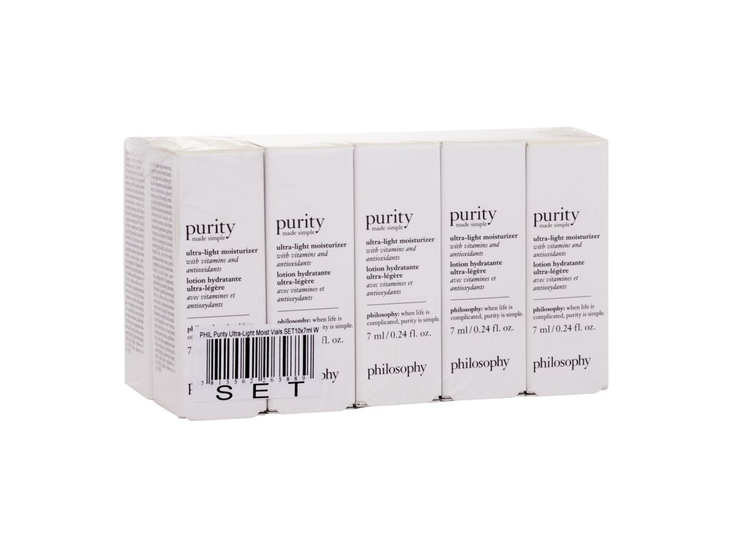 Philosophy näokreem Purity Made Simple Ultra-Light Moisturizer 10x7ml, naistele