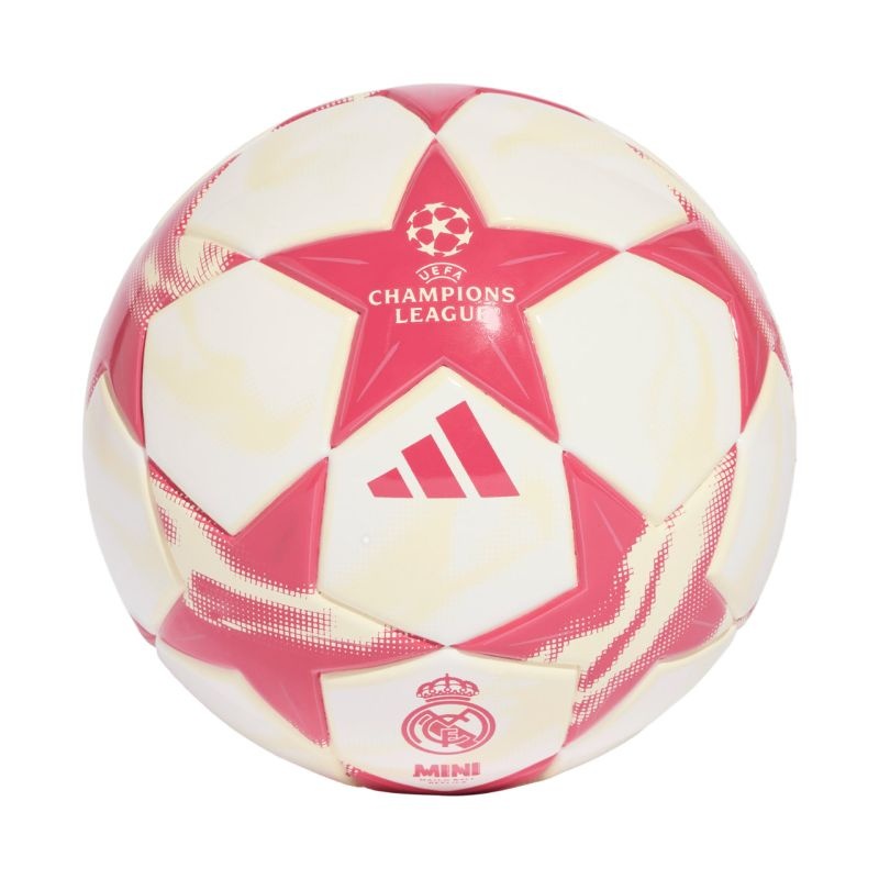 adidas UEFA Champions League 26/27 Real Madrid Mini Football White-Pink KE5107 1