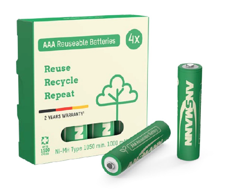 Ansmann roheline-PRO NiMH-aku Micro 4er pakk Typ 1050 min. 1000mAh