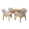 H4Y aiamööblikomplekt FLORIDA laud ja 4 tooli