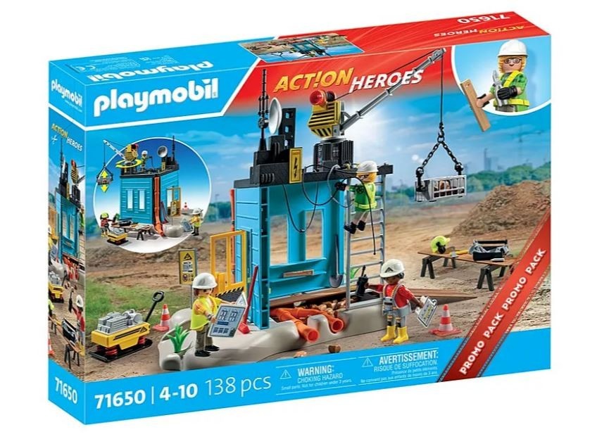 Playmobil klotsid 71650 Action Heroes Baustelle