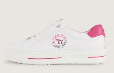 Tom Tailor vabaajajalatsid Women 9590320001 valge/roosa - suurus 36