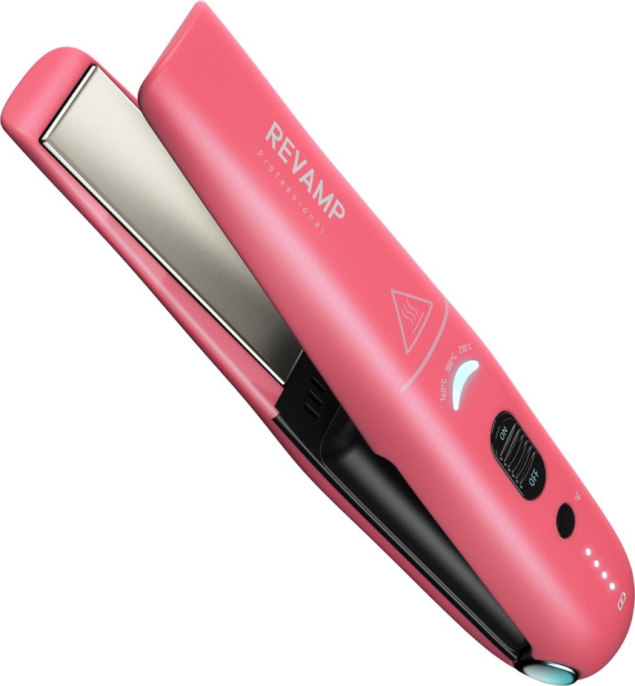 Revamp sirgendaja ST-1700PK-EB Progloss Liberate Cordless Ceramic Compact Hair Straightener, roosa