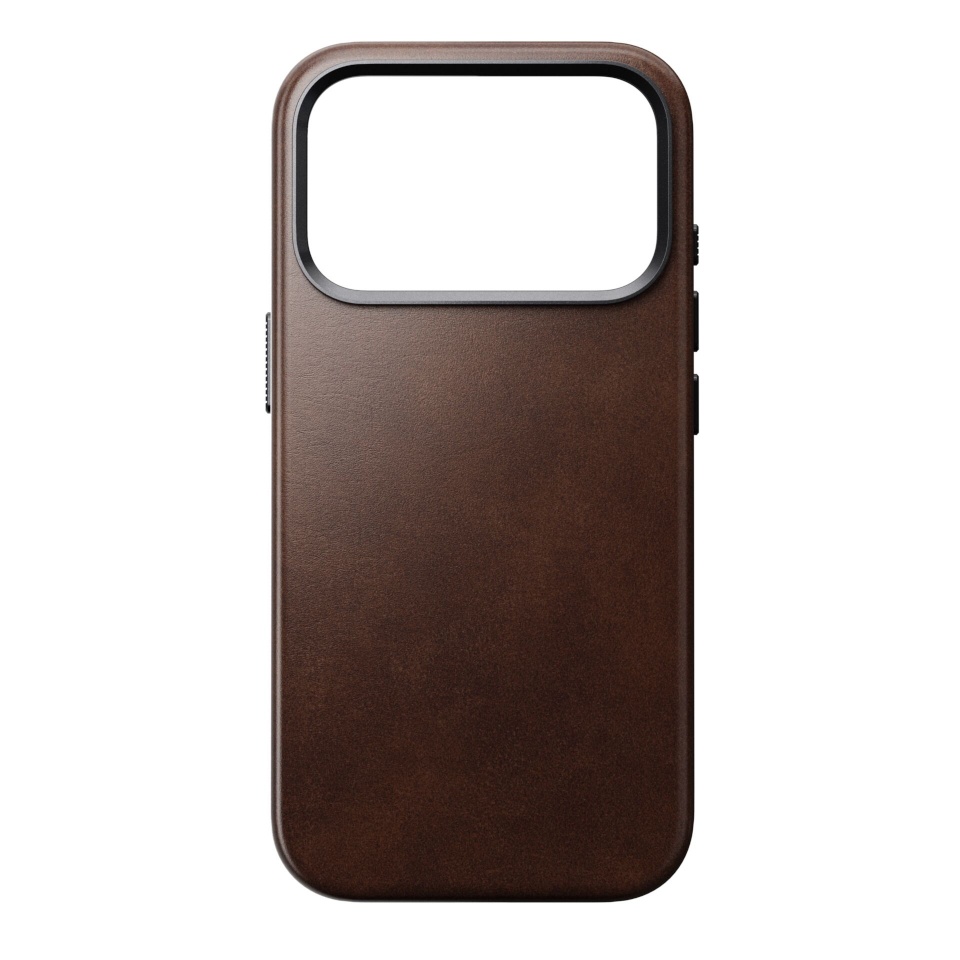 Nomad kaitsekest Traditional Leather Case iPhone 17 Pro Rustic pruun H.