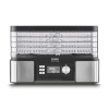 Caso toidukuivataja Food Dehydrator DH 450 Power 370-450 W, Number of trays 5, Temperature control, Integrated timer, must/Stainless Steel