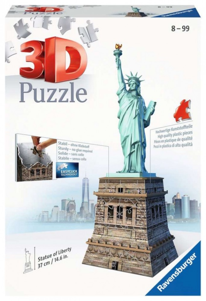 Ravensburger pusle 3D Buildings Statue of Liberty