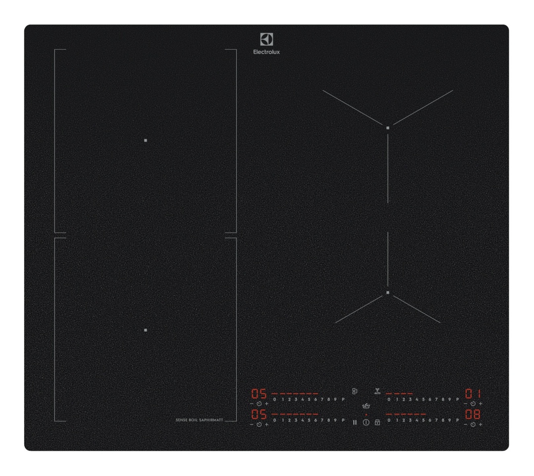 Electrolux induktsioonpliit HOB660BSC 700 SenseBoil Induction Hob, must